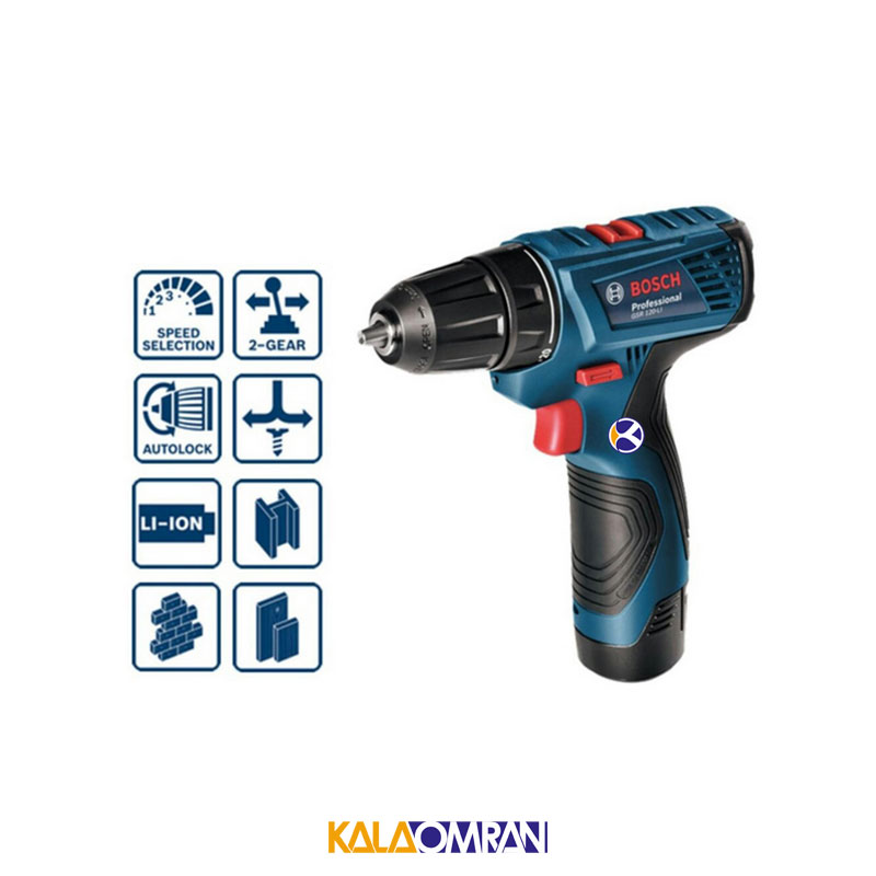 دریل پیچ گوشتی شارژی مدل GSR 120-LI بوش