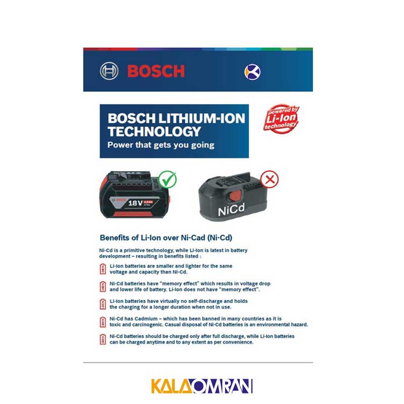 دریل پیچ گوشتی شارژی مدل GSR 120-LI بوش