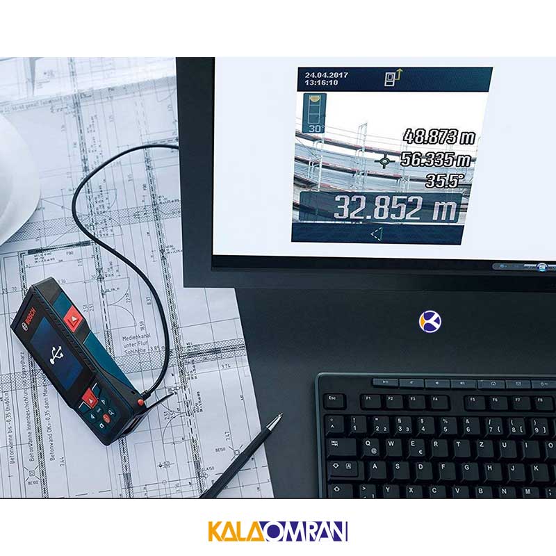 متر لیزری دوربین دار مدل GLM 120 C بوش