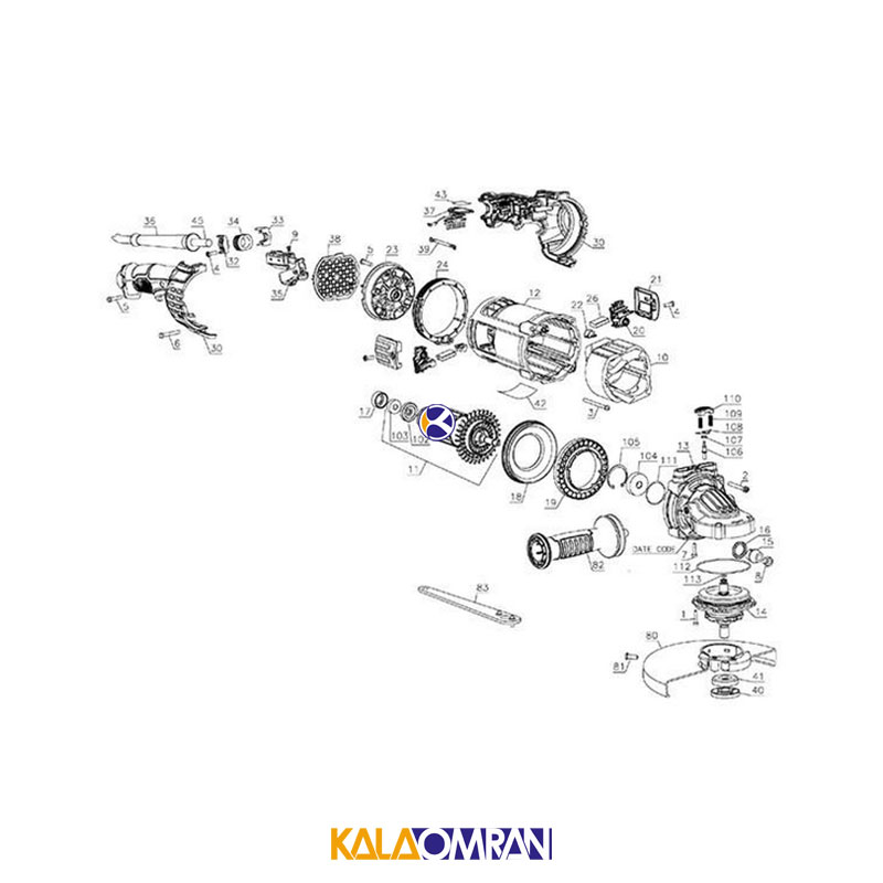 فرز سنگبری مدل DWE4579 دیوالت