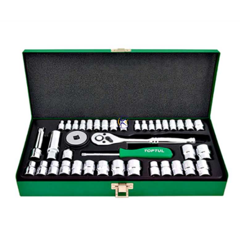 مجموعه آچار بکس 40 عددی مدل GCAD4002 تاپ تول TOPTUL