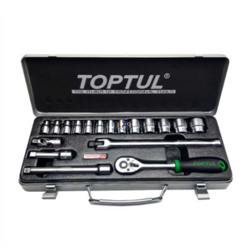 ست آچار بکس 18 عددی مدل GCAD1805 تاپ تول TOPTUL