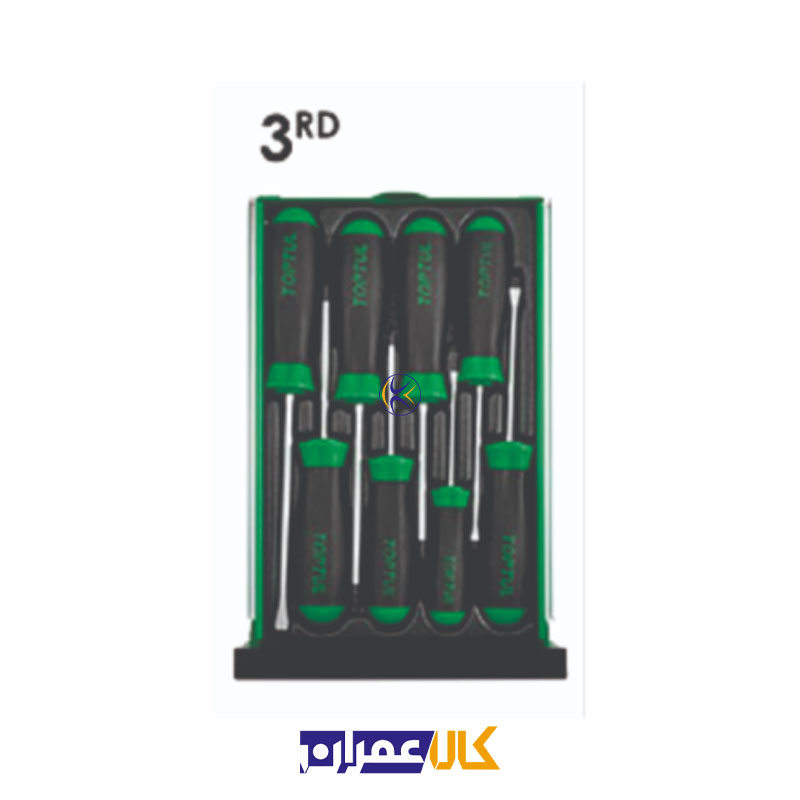 جعبه ابزار رومیزی 9 کشو 186 پارچه مدل GCBZ186A تاپ تول Toptul