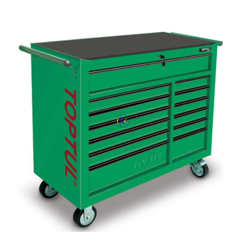 جعبه ابزار 13 کشو چرخ دار (بدون ابزار) مدل TCBA1301 تاپ تول Toptul