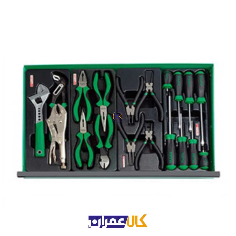 جعبه ابزار 5 کشوئی چرخ دار مدل GCAJ0006 تاپ تول Toptul
