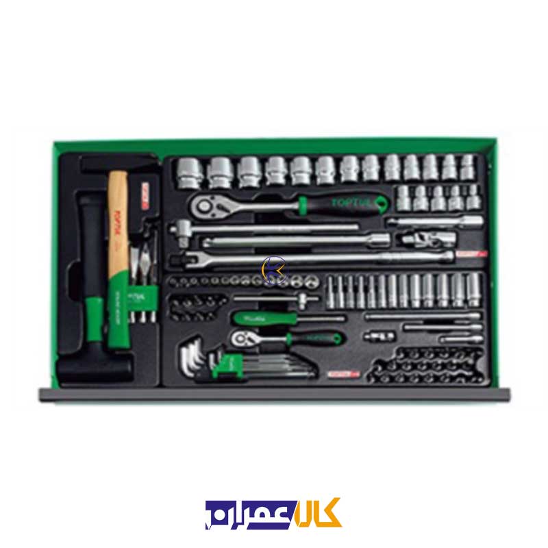 جعبه ابزار 5 کشوئی چرخ دار مدل GCAJ0006 تاپ تول Toptul