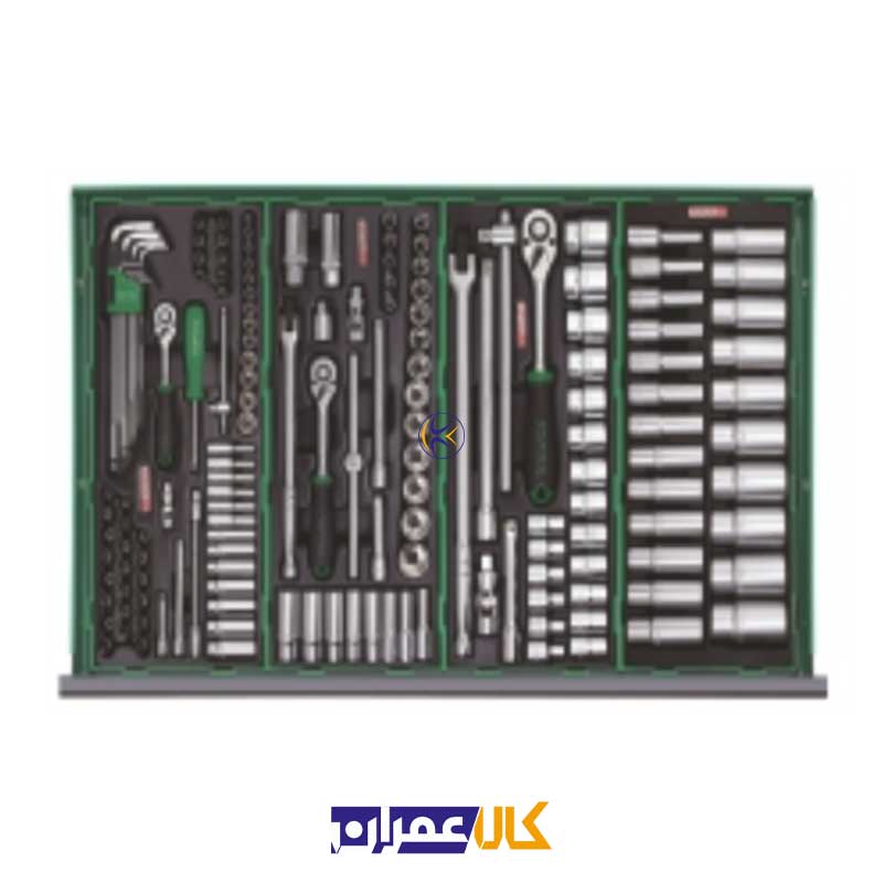 جعبه ابزار 8 کشوئی چرخ دار مدل GT-36001 تاپ تول Toptul