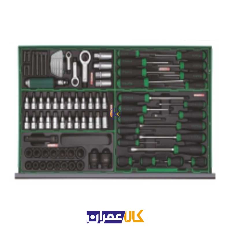 جعبه ابزار 8 کشوئی چرخ دار مدل GT-36001 تاپ تول Toptul