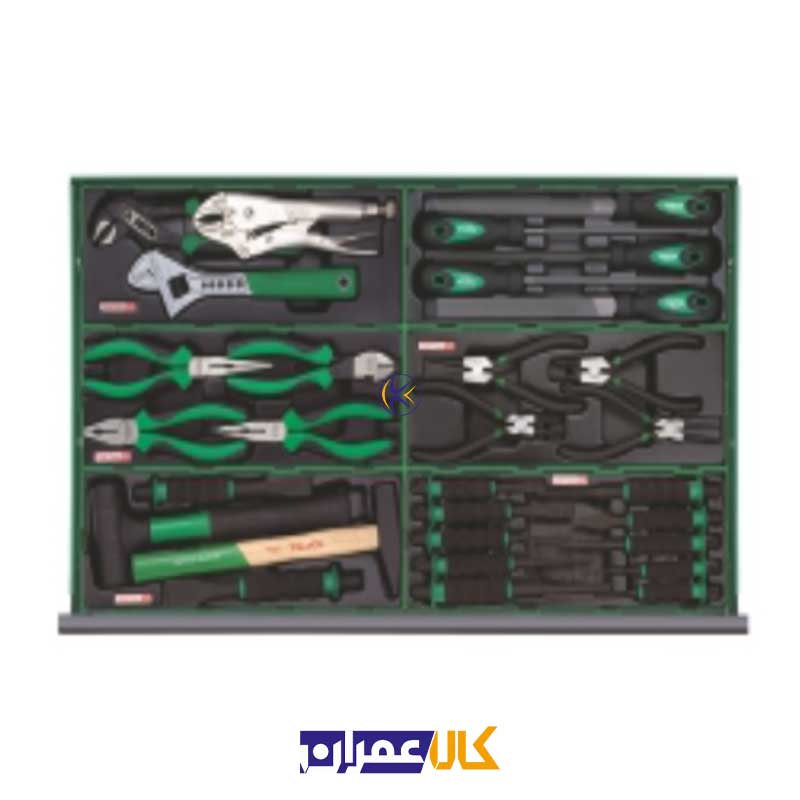 جعبه ابزار 8 کشوئی چرخ دار مدل GT-36001 تاپ تول Toptul