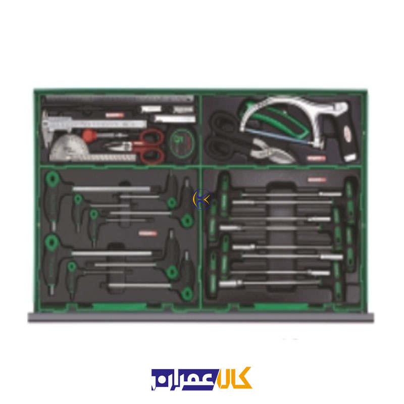 جعبه ابزار 8 کشوئی چرخ دار مدل GT-36001 تاپ تول Toptul