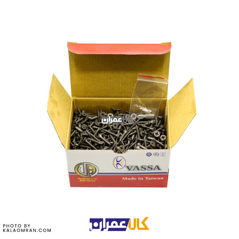 پیچ کناف 2.5 ساده 25-3/5 TN واسا - VASSA