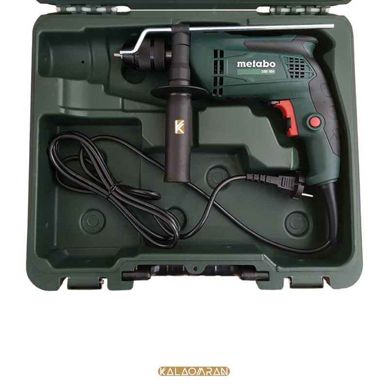 دریل چکشی متابو مدل SBE650 سه نظام اتوماتیک