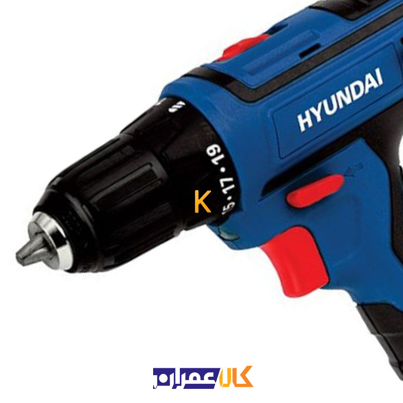 دریل پیچ گوشتی شارژی مدل HP122-L هیوندای
