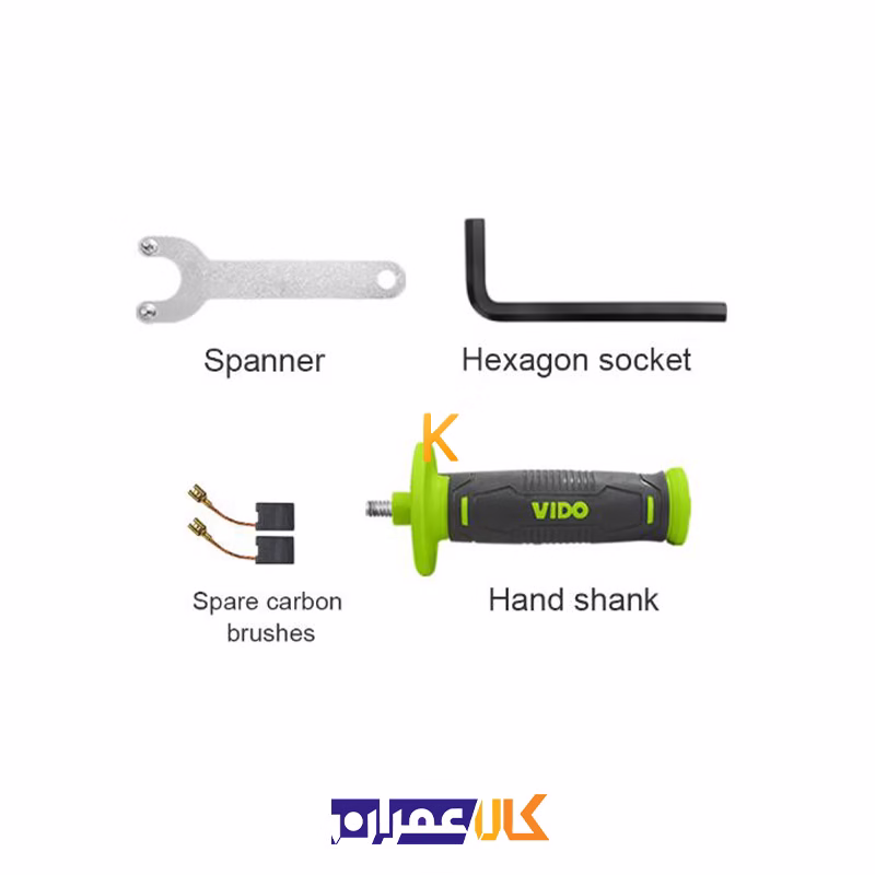 مینی فرز دسته بلند 1200 وات مدل WD010511200 ویدو
