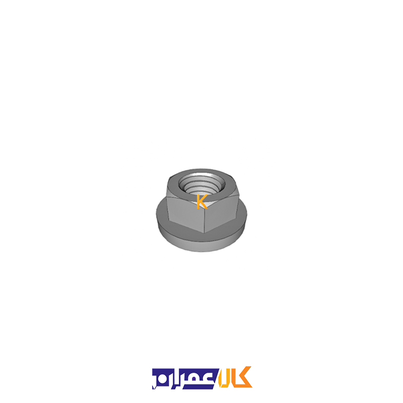 مهره واشر دار سایز 6 میلی متر