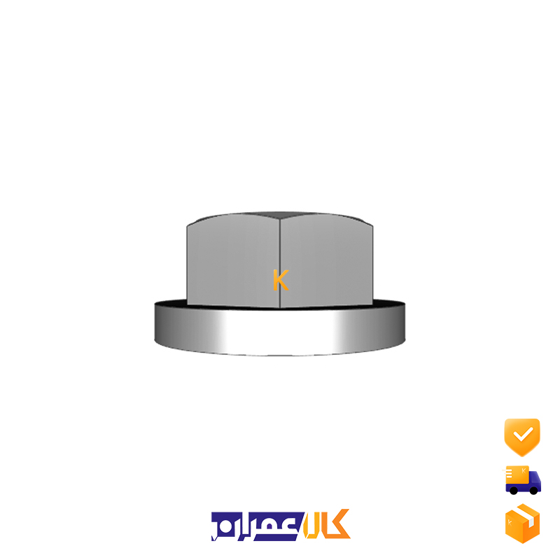 مهره واشر دار سایز 6 میلی متر