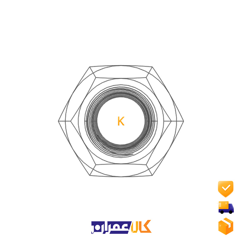 مهره شش گوش سایز 18 میلی متر