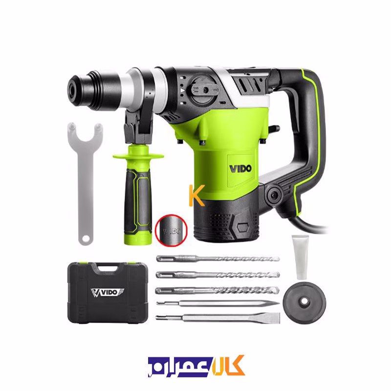 دریل بتن کن 3 کاره 1250 وات مدل WD011320032 ویدو