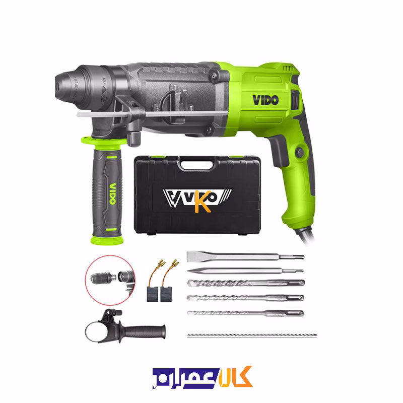 دریل بتن کن 3 کاره 950 وات مدل WD011340026 ویدو