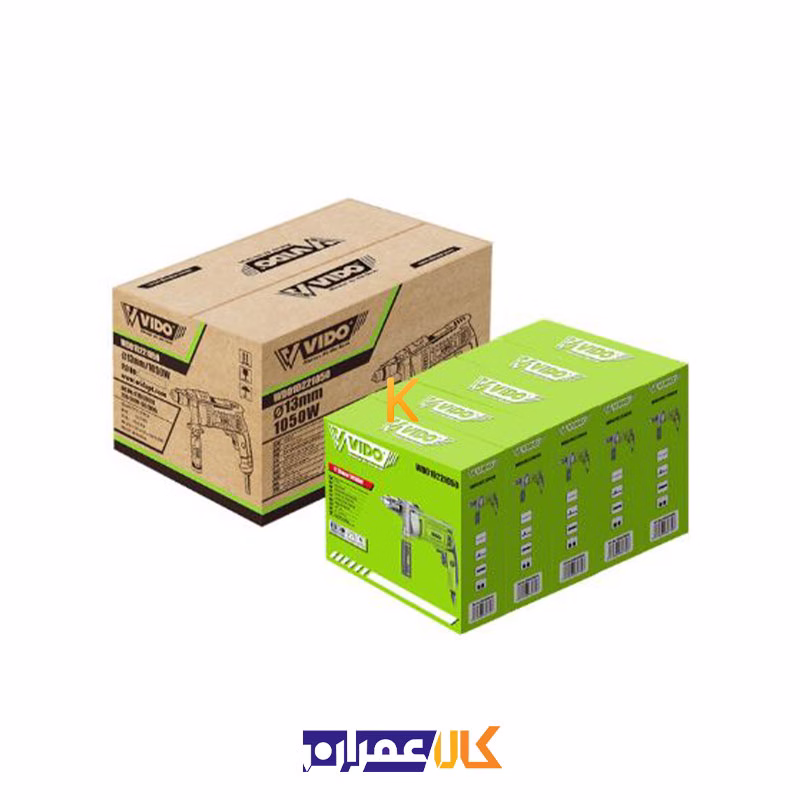 دریل چکشی گیربکسی 1050 وات مدل WD010221050 ویدو