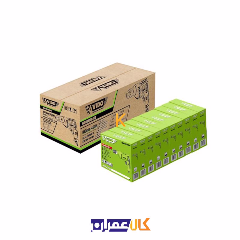 دریل برقی اتوماتیک 450 وات مدل WD010130450 ویدو