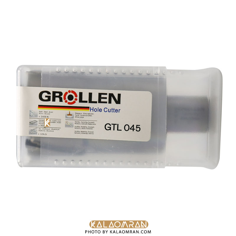 مته گردبر سر الماسه TCT سایز 45 گرولن