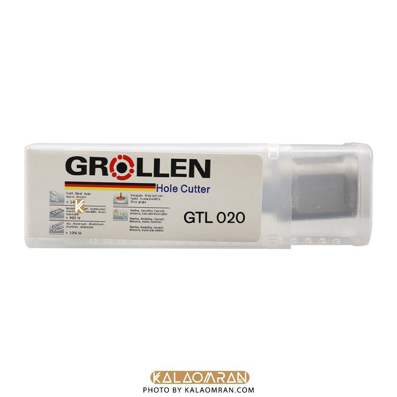مته گردبر سر الماسه TCT سایز 20 گرولن
