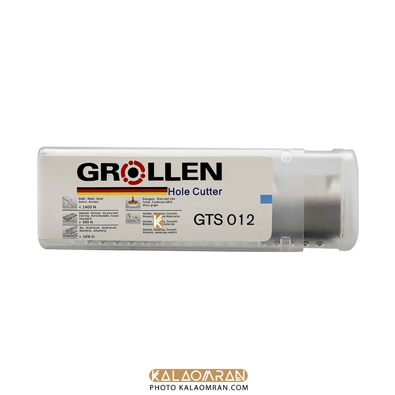 مته گردبر سر الماسه TCT سایز 12 گرولن
