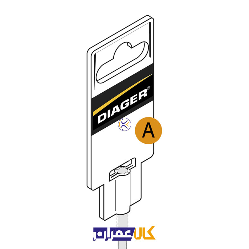 مته 5 شیار سایز 12 دیاجر DIAGER