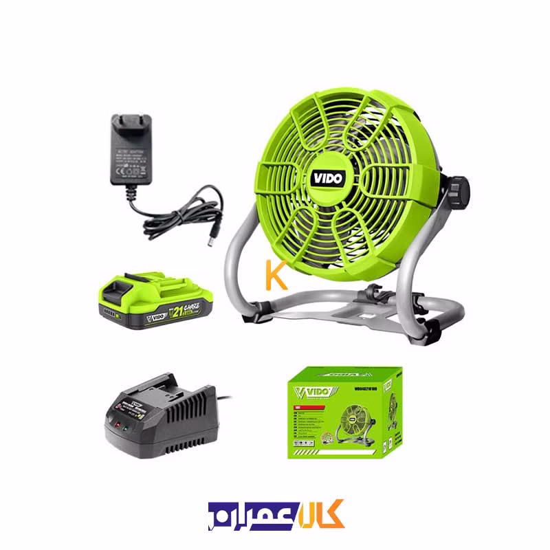 پنکه شارژی 18 ولت مدل WD048210180 ویدو