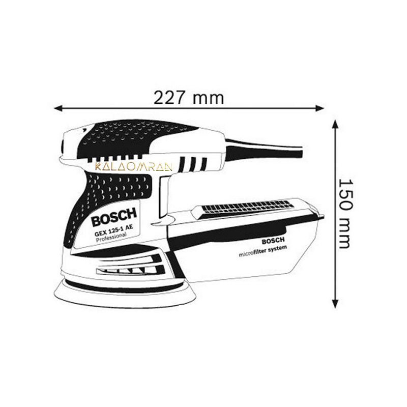 دستگاه سنباده زن مدل GEX 125-1 AE بوش
