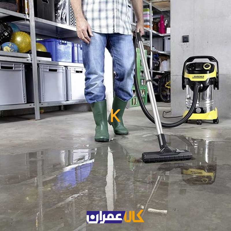جارو برقی صنعتی آب و خاک مدل WD 6 P Premium کارچر