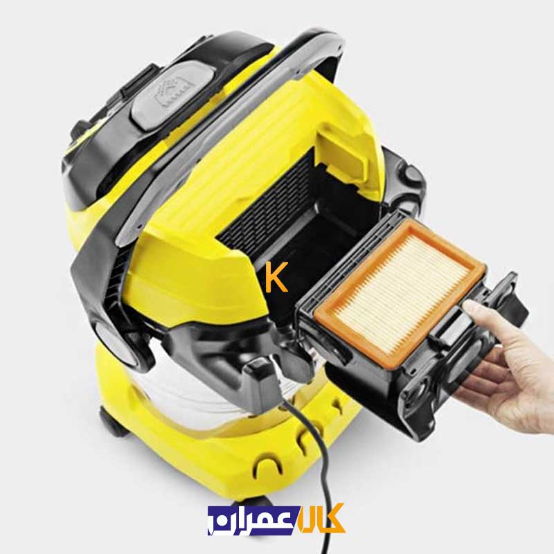 جارو برقی صنعتی آب و خاک مدل WD 6 P Premium کارچر