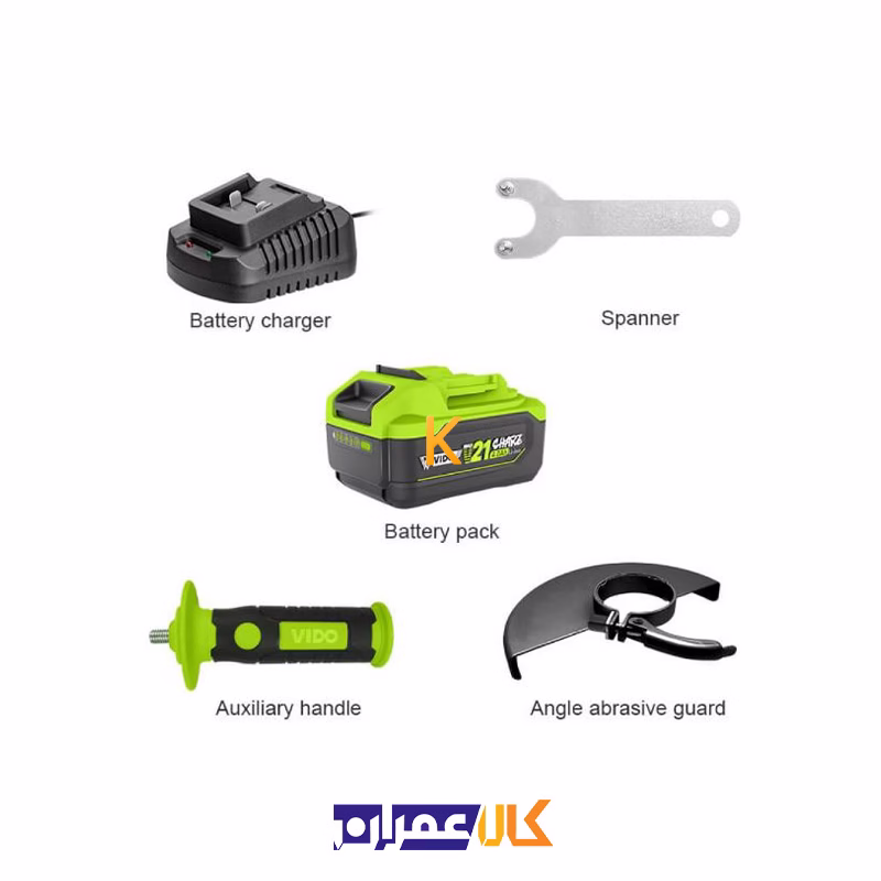 مینی فرز شارژی 21 ولت مدل WD040550210 ویدو