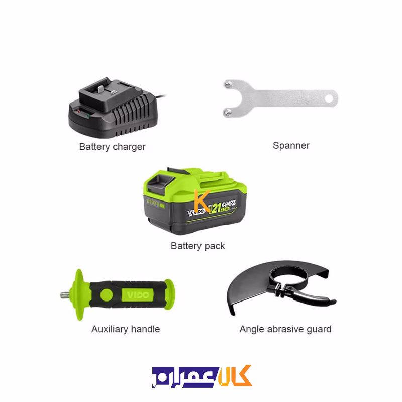 مینی فرز شارژی 21 ولت مدل WD040540210 ویدو