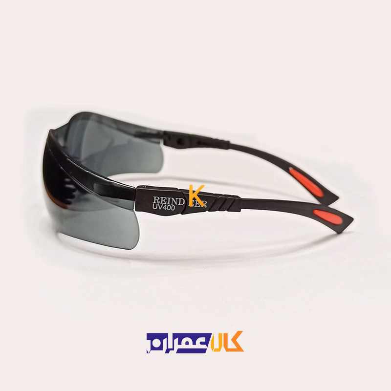 عینک ایمنی دودی مدل FX-3005-S ریندر Reindeer