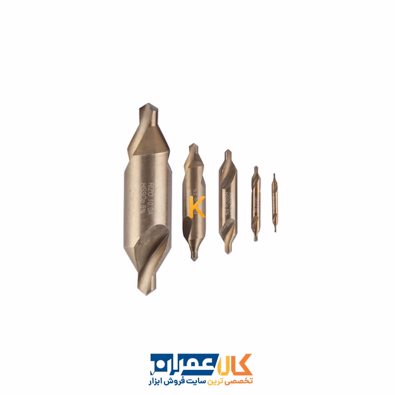 مته مرغک کبالت 5% مدل DIN333A ریزو Rizo