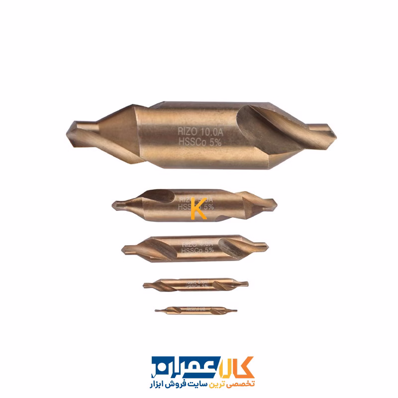 مته مرغک کبالت 5% مدل DIN333A ریزو Rizo