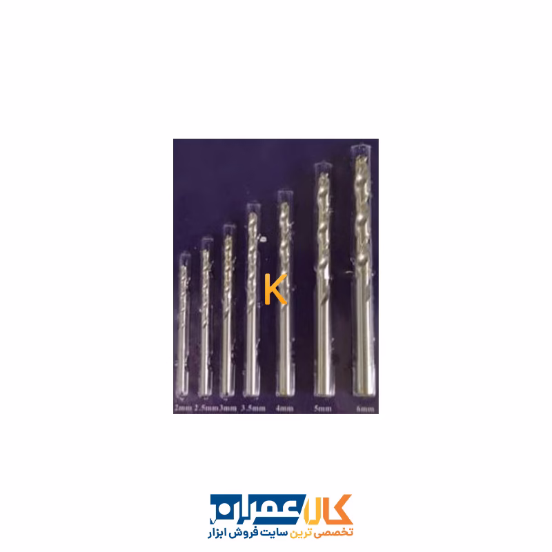 ست 7 عددی مته آهن HSS مدل SO7PS ریزو