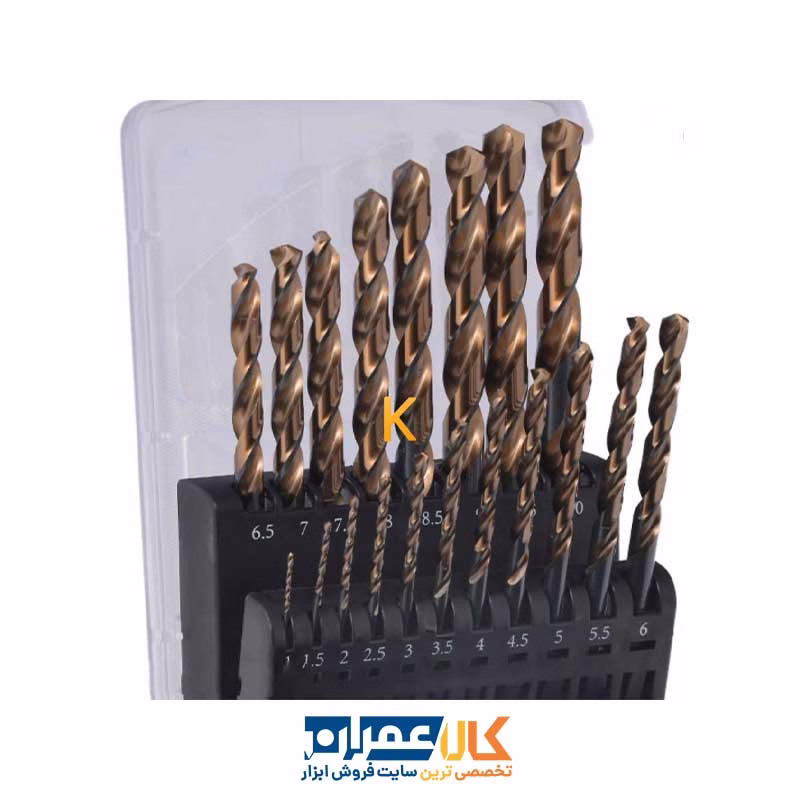 ست 19 عددی مته کبالت 5% مدل DS19PS ریزو