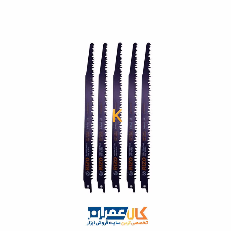 مجموعه 5 عددی تیغه اره افقی بر مدل YP-S1531L/300MM ریزو