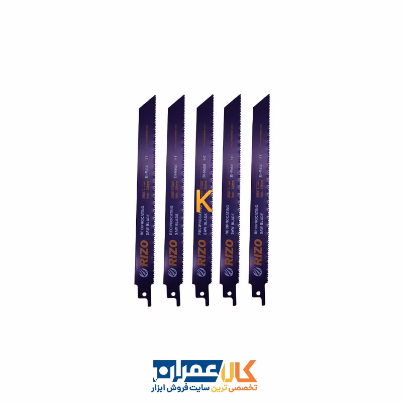 مجموعه 5 عددی تیغه اره افقی بر مدل YP-1122BF/225MM ریزو