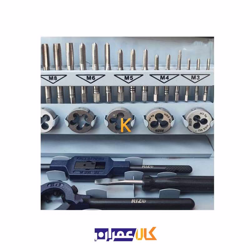 ست 32 عددی قلاویز دستی و حدیده مدل GCR15 ریزو