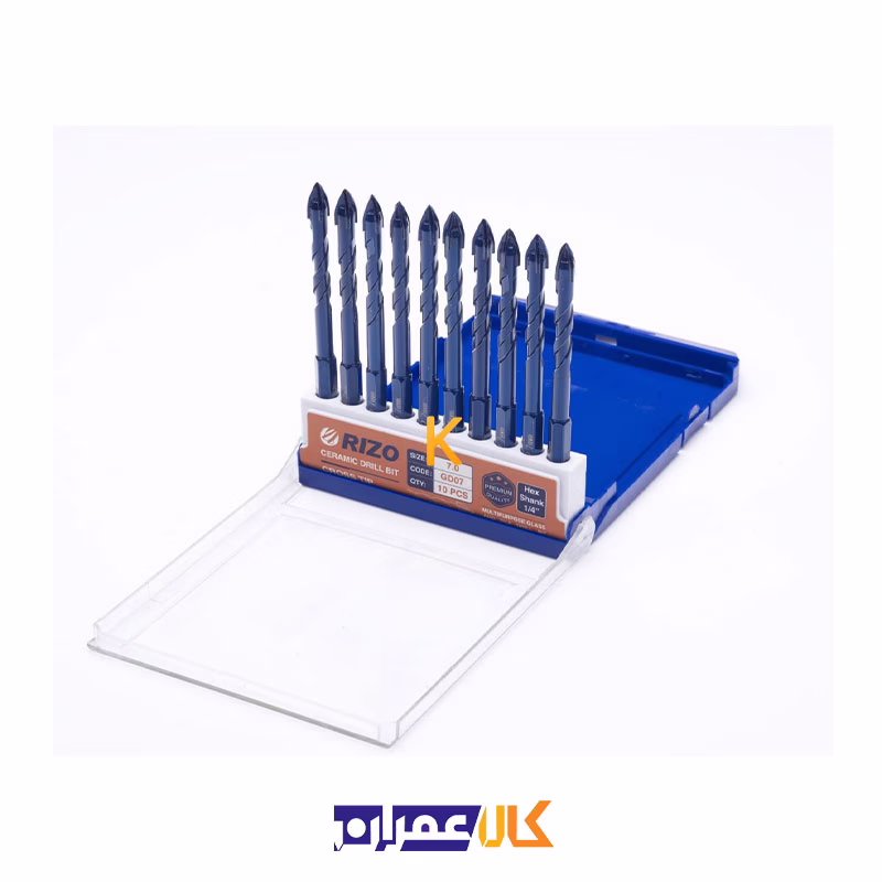 مته پرسلان نیزه ای 3D و چهار الماسه مدل GD0 ریزو