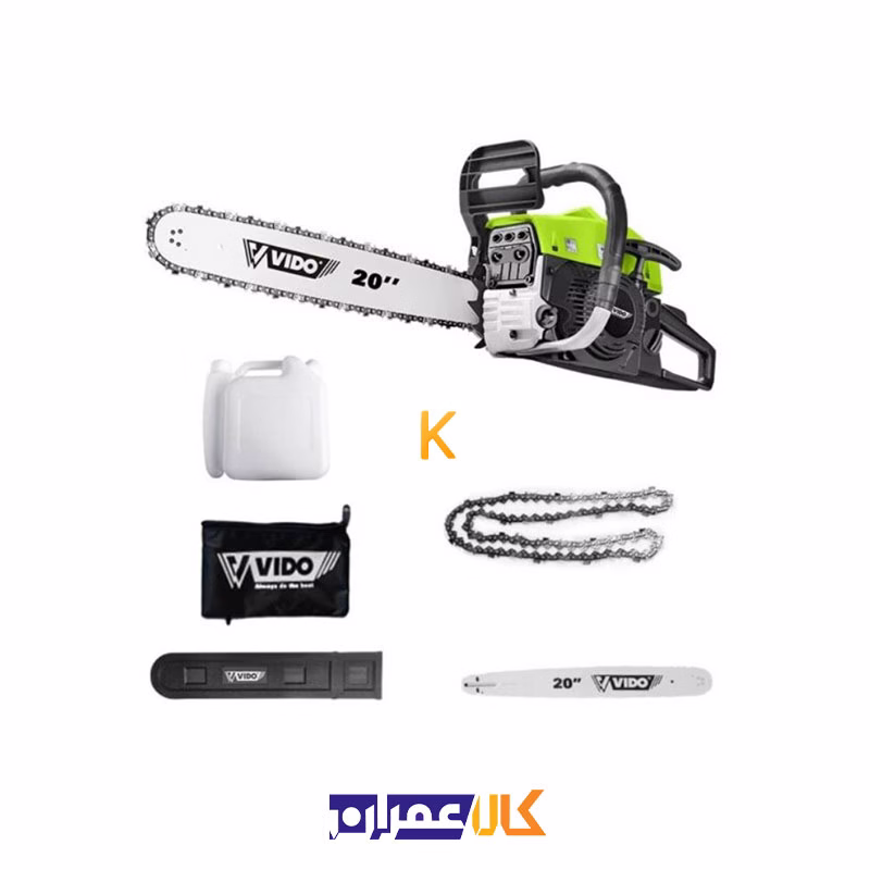 اره زنجیری بنزینی 50 سانت مدل WD020812055 ویدو