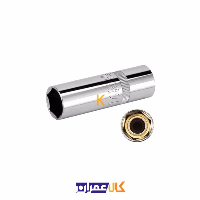 بکس شمع مگنتی 1/2 اینچ کوتاه 6 گوش مدل BAAV1616 تاپ تول