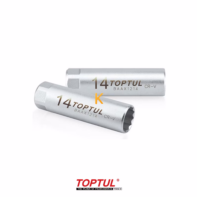بکس شمع 3/8 اینچ کوتاه 12 گوش مدل BAAX1214 تاپ تول