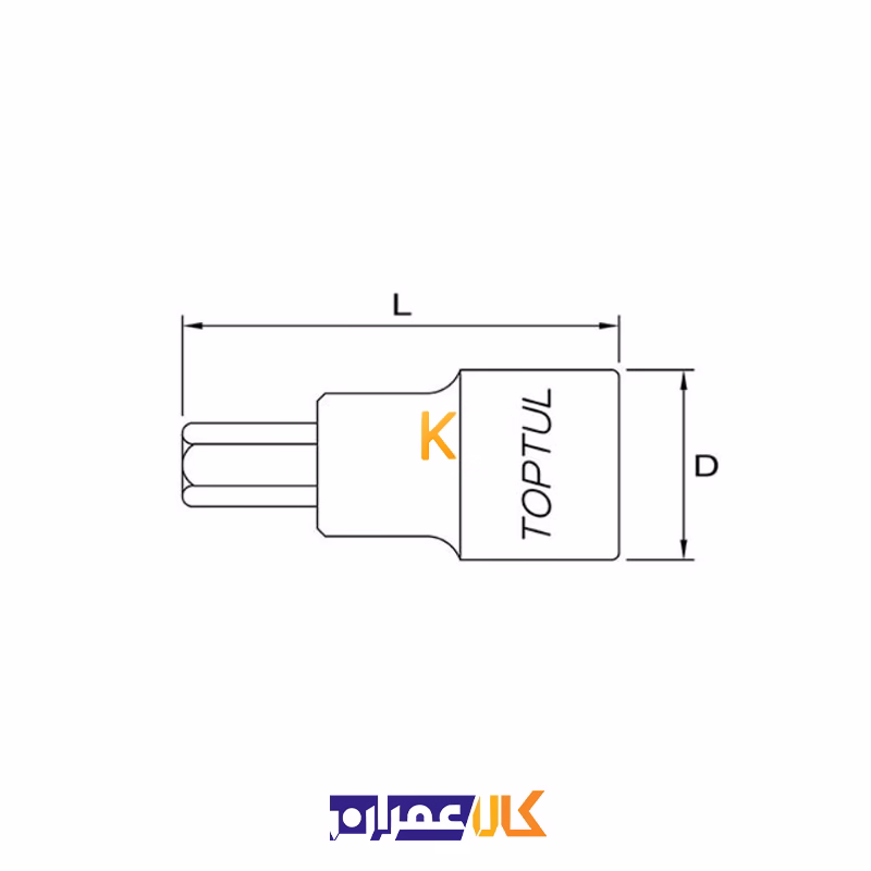 بکس ستاره ای 1/2 اینچ مدل BCFA16 تاپ تول