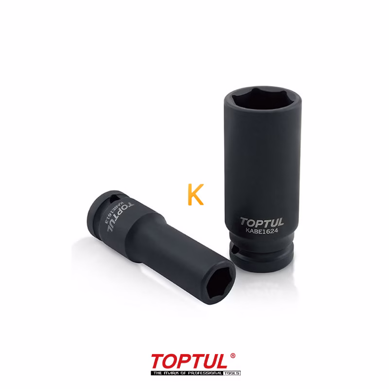 بکس تکی مشکی 1/2 اینچ بلند 6 پر مدل KABE16 تاپ تول
