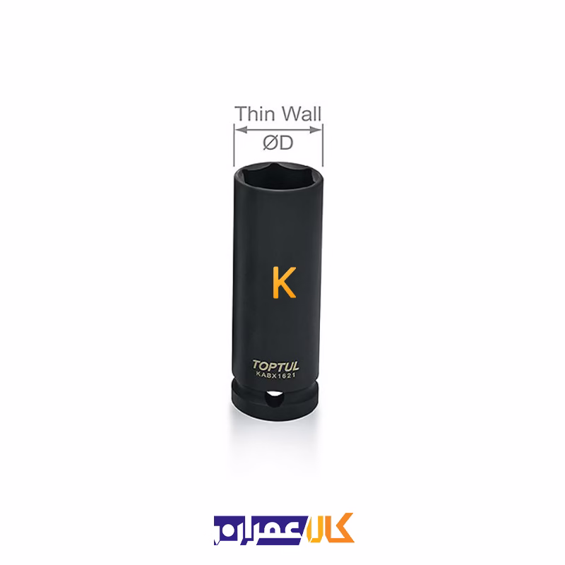 بکس تکی مشکی 1/2 اینچ بلند 6 پر مدل KABX16 تاپ تول